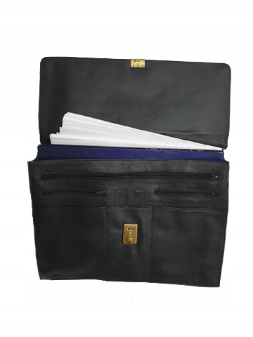 BIWUAR MULTI ORGANIZER AKTÓWKA A4 TECZKA SKÓRZANA Płeć uniseks