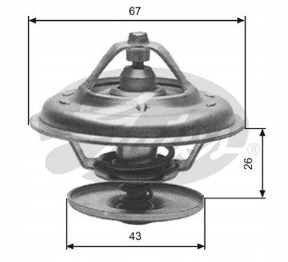 GATES TERMOSTAT CHRYSLER VOYAGER 2,5/OPEL FRONTERA Producent części Gates