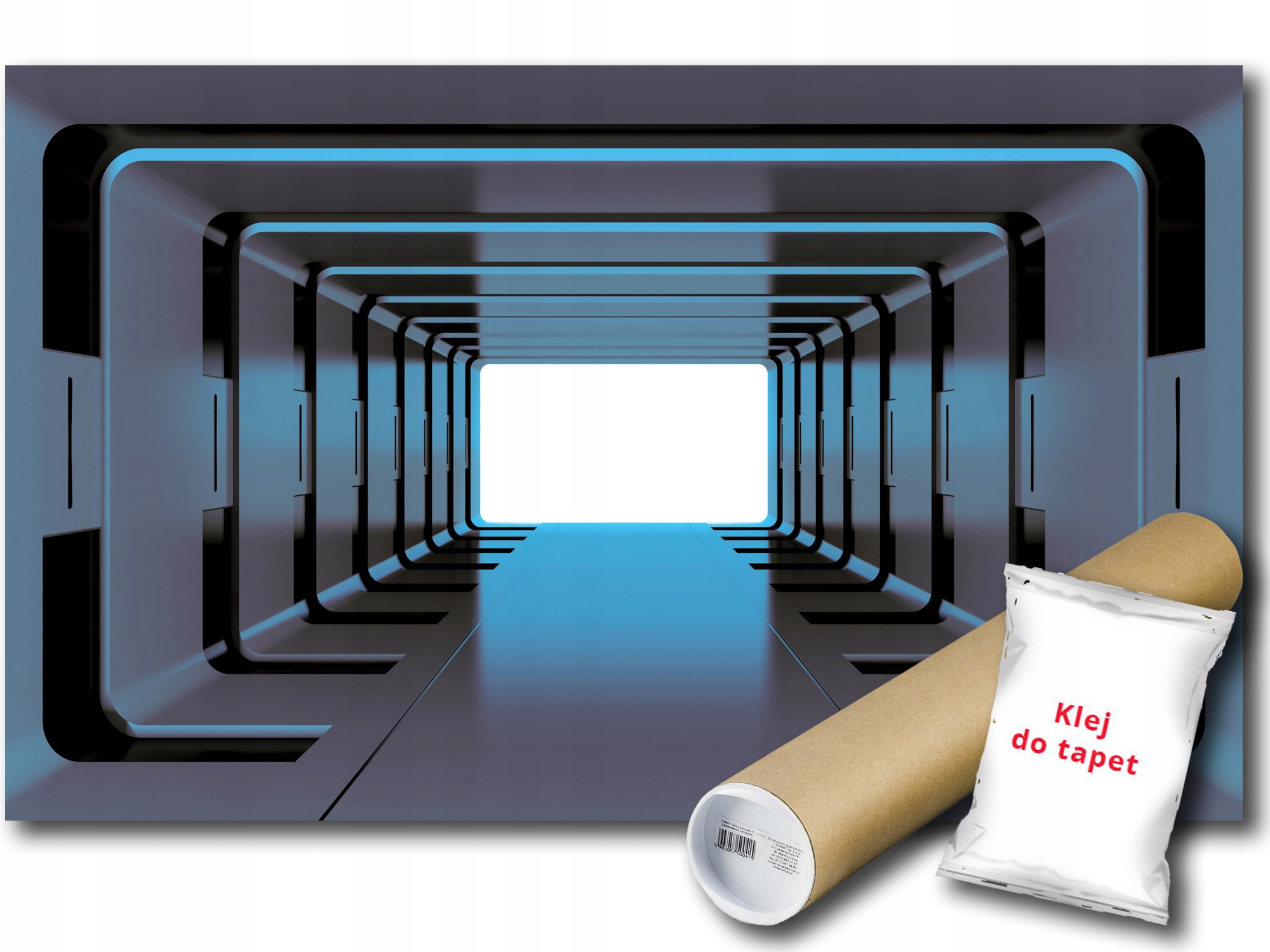 Fototapeta Tunel Skla 3D 10C V4 254x184 F2799