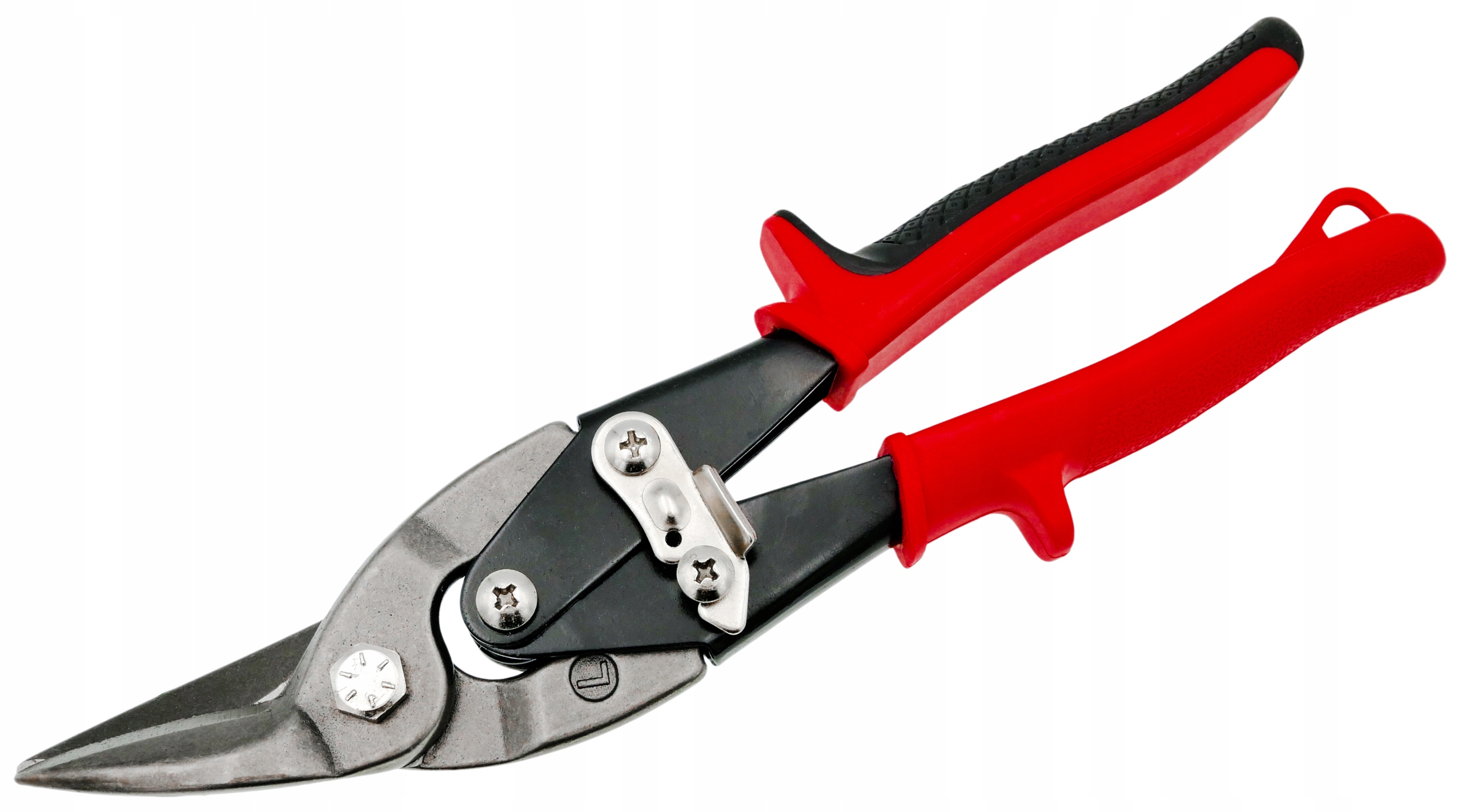 NOŻYCE DO CIĘCIA BLACHY STALI CZERWONE LEWE STALCO Marka Stalco