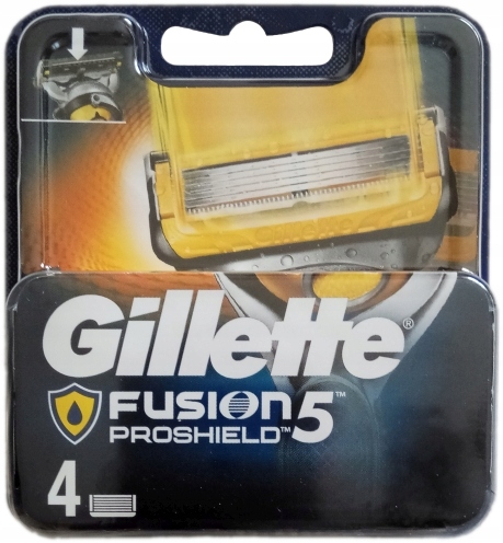 

4 x Gillette Fusion Proshield Nożyki Wkłady Oryg.