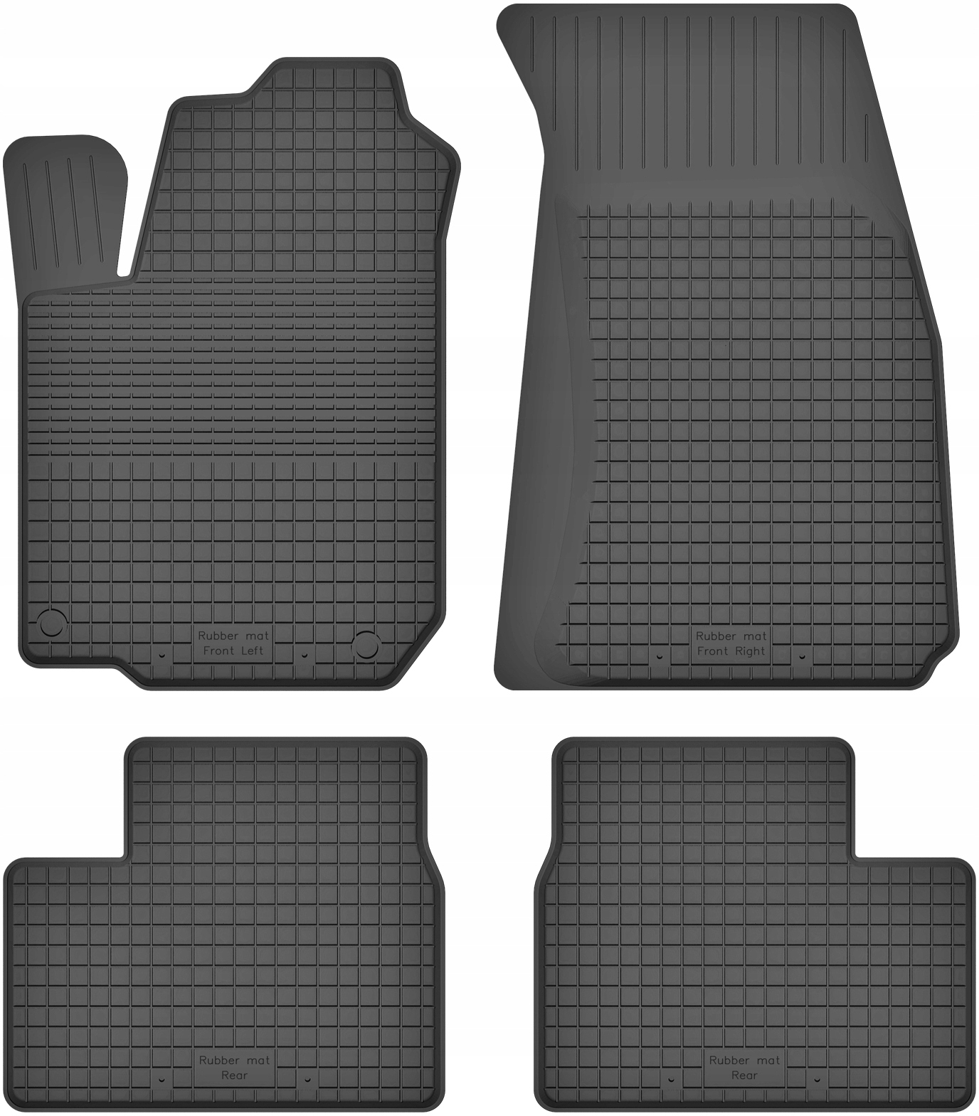 

Dywaniki gumowe korytkowe do Citroen C3 II (09-15)