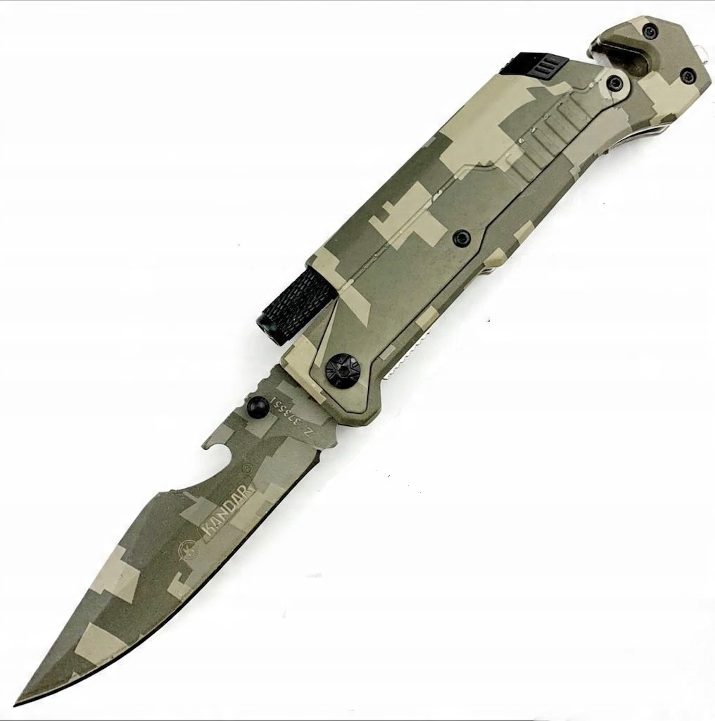 

Nóż scyzoryk ratowniczy ratunkowy survivalowy