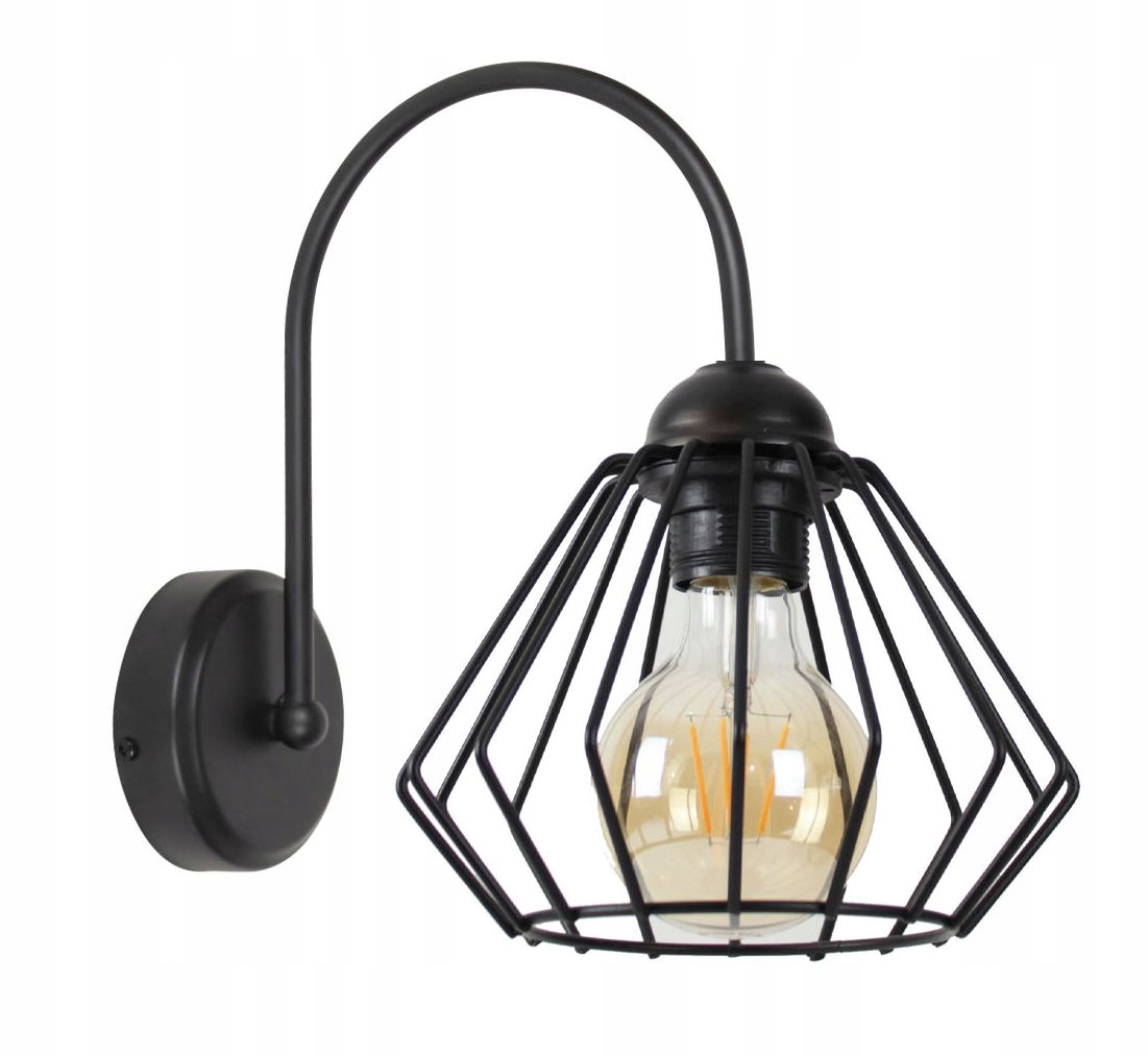 

Kinkiet Plafon Ścienny Lampa Edison Basket Led