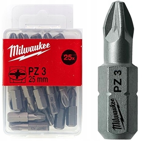 

Milwaukee Bit Końcówka Długa Żywotność PZ3 25mm