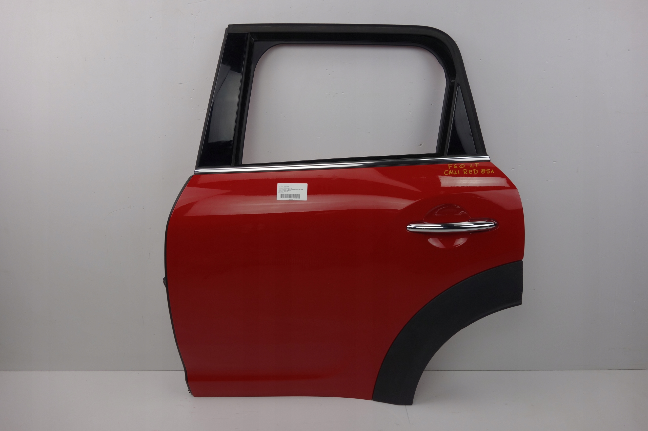 DRZWI LEWE TYLNE MINI F60 CHILI RED 851