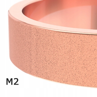 OBRĄCZKI ŚLUBNE FAZOWANE RÓŻOWE 7,5MM 333 KRF/R Materiał Różowe złoto