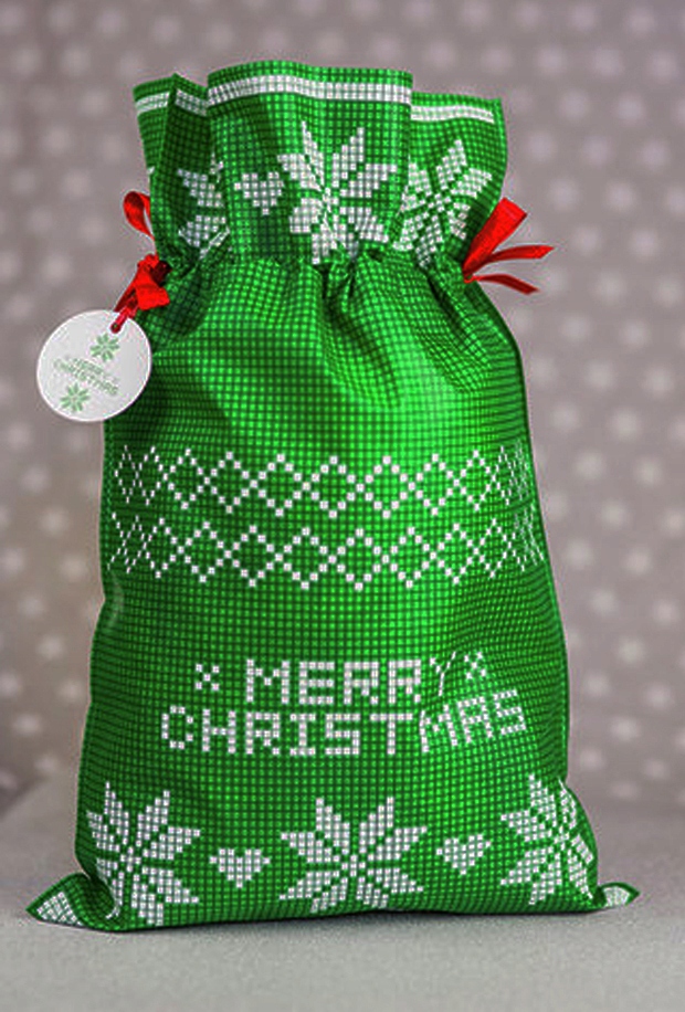 WOREK TEKSTYLNY PREZENT ŚWIĄTECZNY ŚWIĘTA XL 40x56