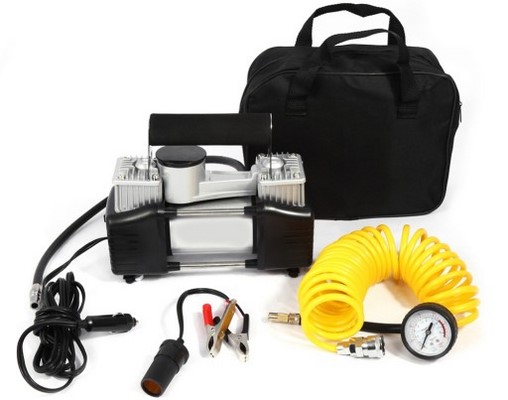 Sprezarka do samochodu 12 V kompresor 2 cylindry