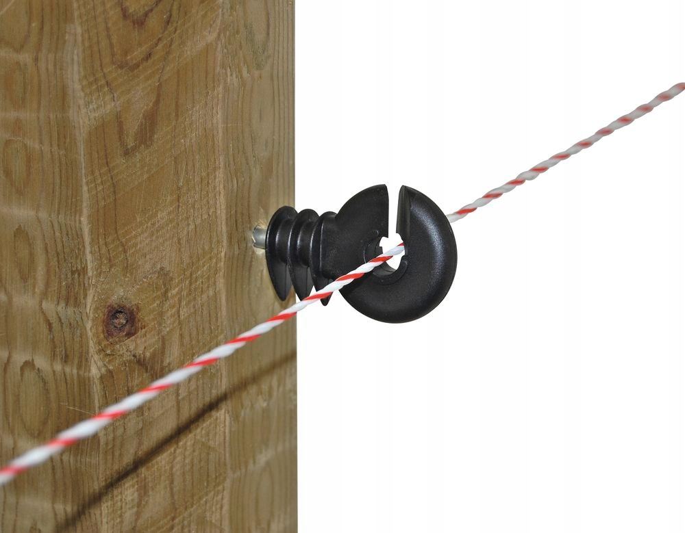 IZOLATOR OKRĄGŁY WKRĘCANY DO DREWNA PASTUCH 100 SZTUK POLSKI PRODUKT Marka Agronet