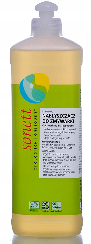 

Nabłyszczacz do zmywarki Eko Sonett 500 ml