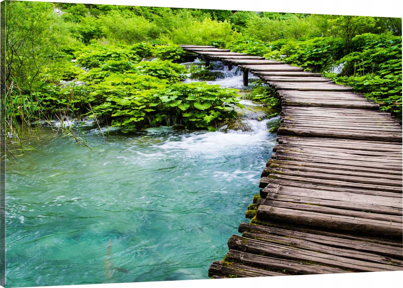 

Obraz Na Płótnie Kładka Potok 110x70 800 Wzorów