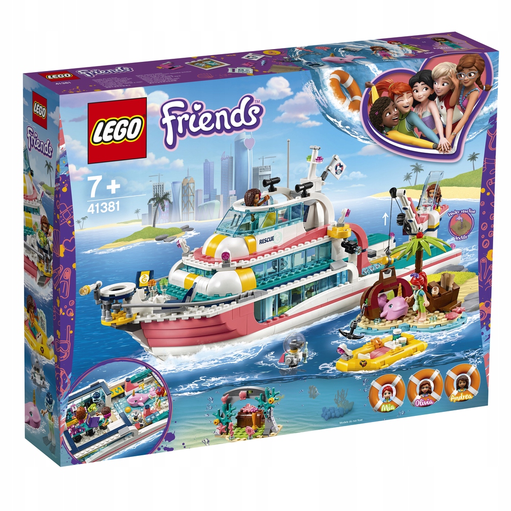 

Lego Friends Łódź Ratunkowa 41381