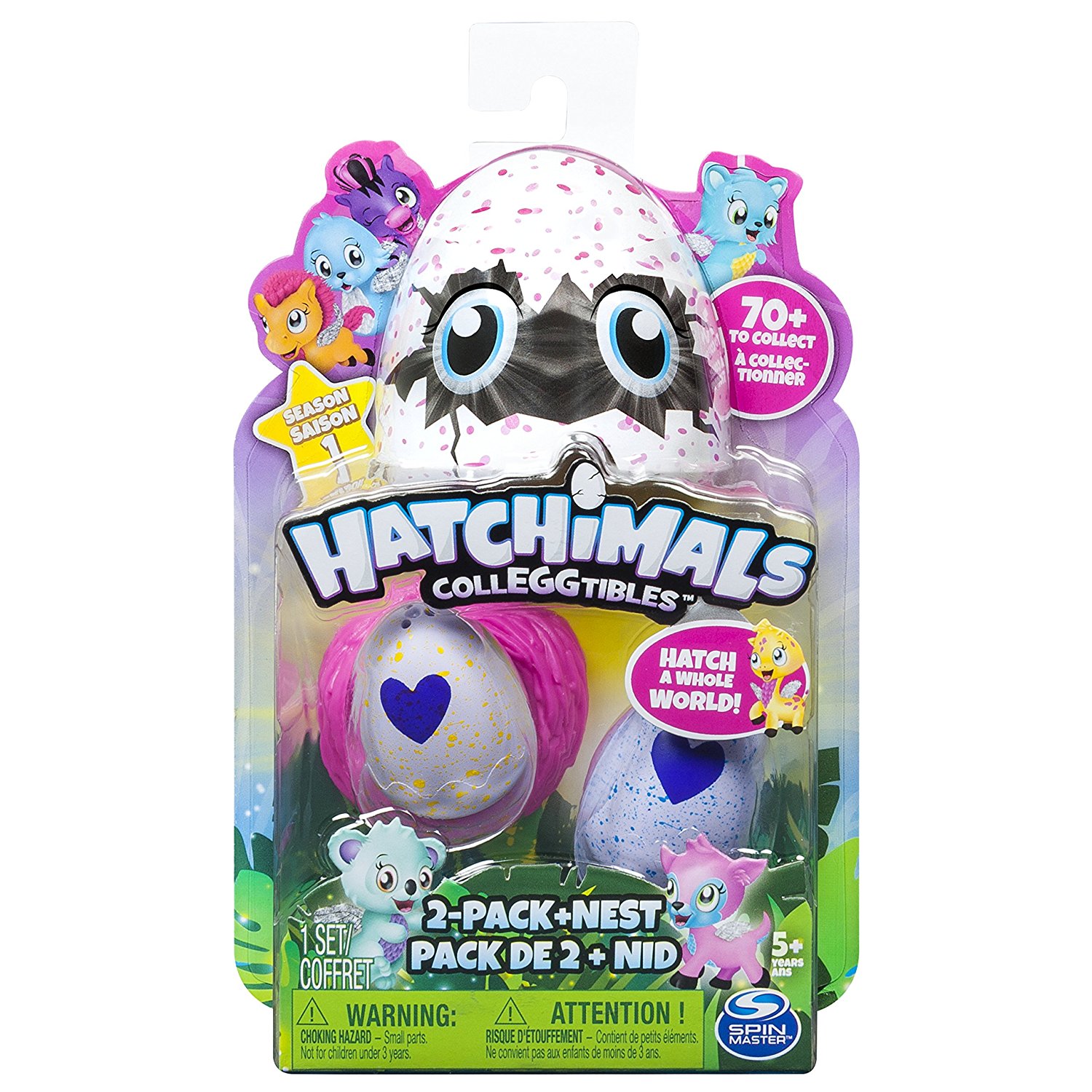 HATCHIMALS JAJKA Spin Master 2 Figurki 24H Marka Spin Master