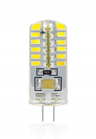 

Żarówka G4 1,4W=230lm 48 Led 12V Silikon Ciepły