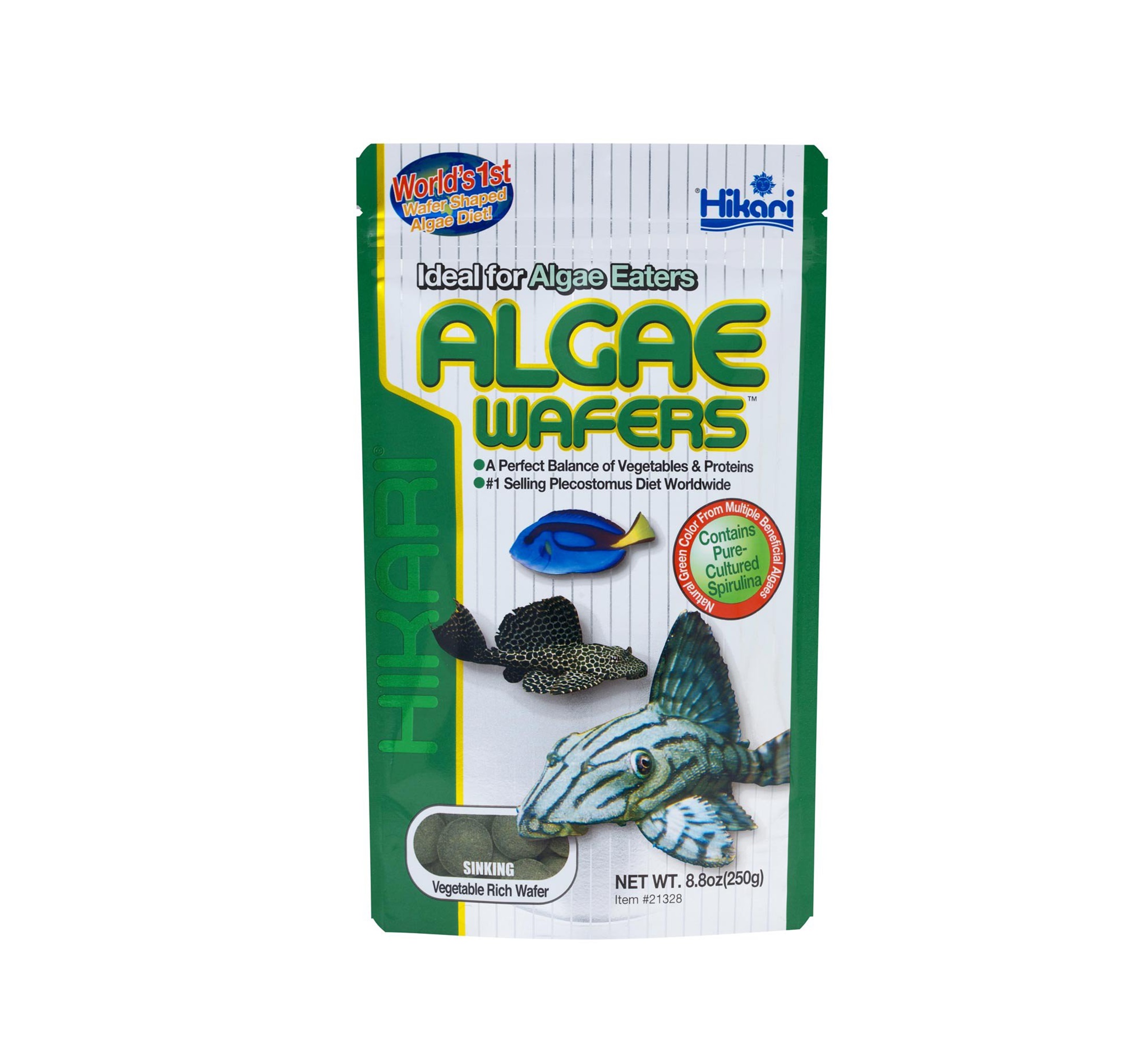 HIKARI ALGAE WAFERS 250g - POKARM DLA GLONOJADÓW