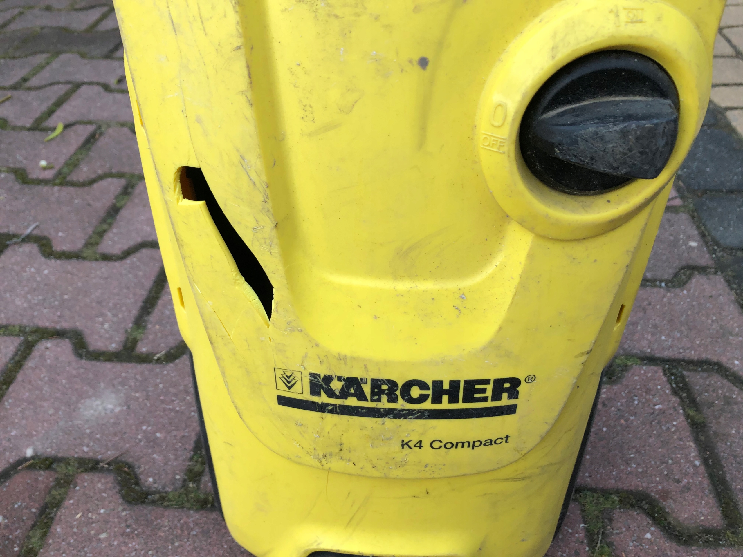 KARCHER K4 K 4 Compact OBUDOWA Rączka Kółko Marka Kärcher