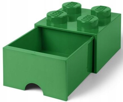 

Lego Pojemnik Z Szufladą Klocek 4 Pudełko Zielony