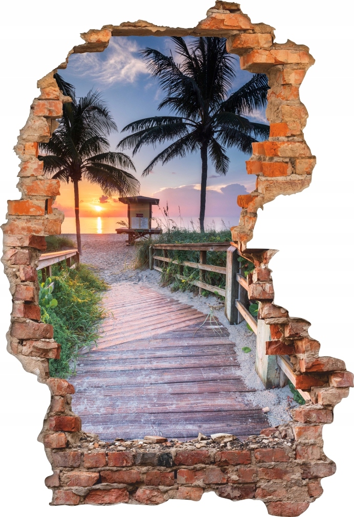 

Fototapeta Dziura w ścianie ścienne 3D naklejka