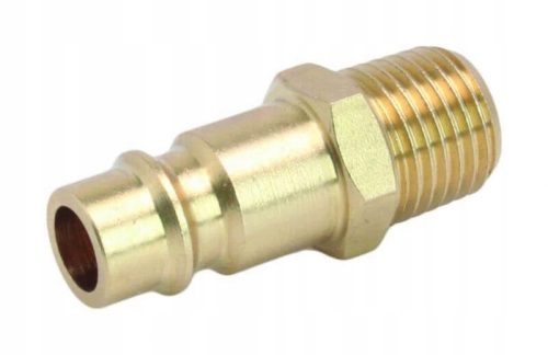 

Wtyk SZYBKOZŁĄCZA1/4” Mosiądz Solidny OP20M/B