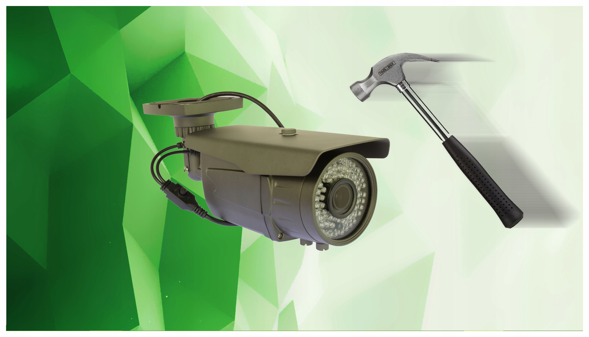 Kamera 5 MPX do MONITORINGU AHD podczerwien IP66 Typ kamery kolorowa na podczerwień