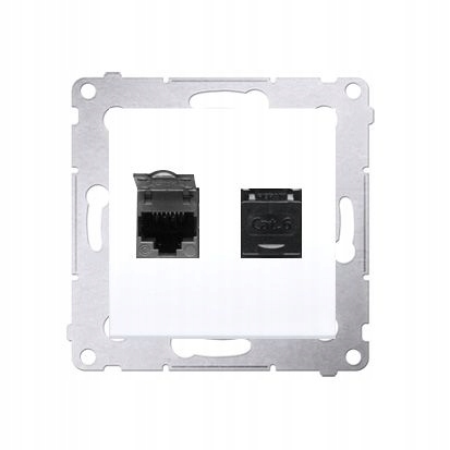 

Gniazdo Komputerowe 2X RJ45 D62.01/11 Simon 54