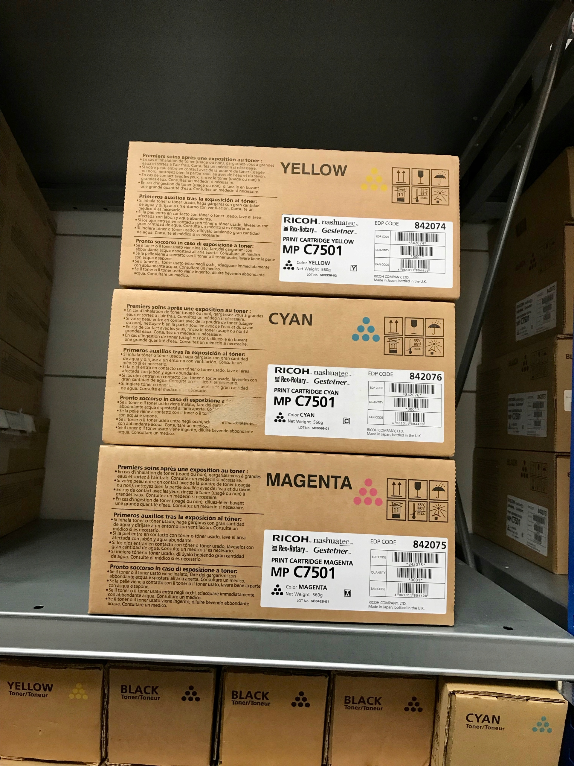 Toner Ricoh Mpc 6501/7501 Magenta Originál 842075