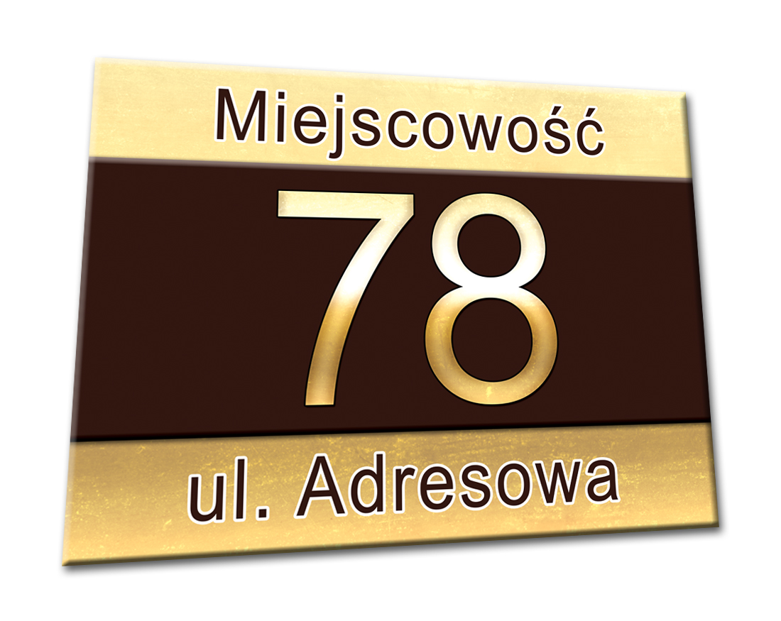 

Tabliczka Z Adresem adres dom numer domu tablica