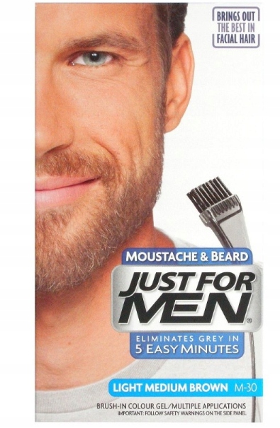 

Just For Men Odsiwiacz Broda Średni Jasny Brąz M30