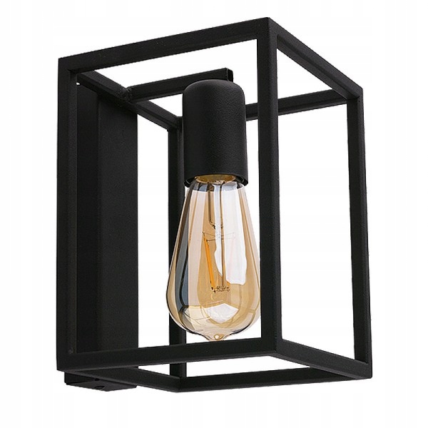 

Nowodvorski lampa kinkiet Loft Crate czarny 9046