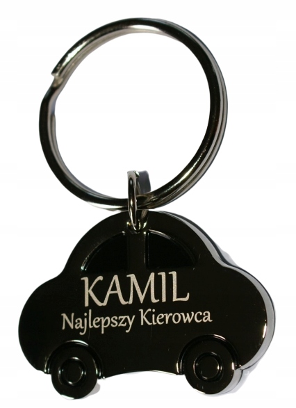 

Brelok metalowy samochód auto z grawerem