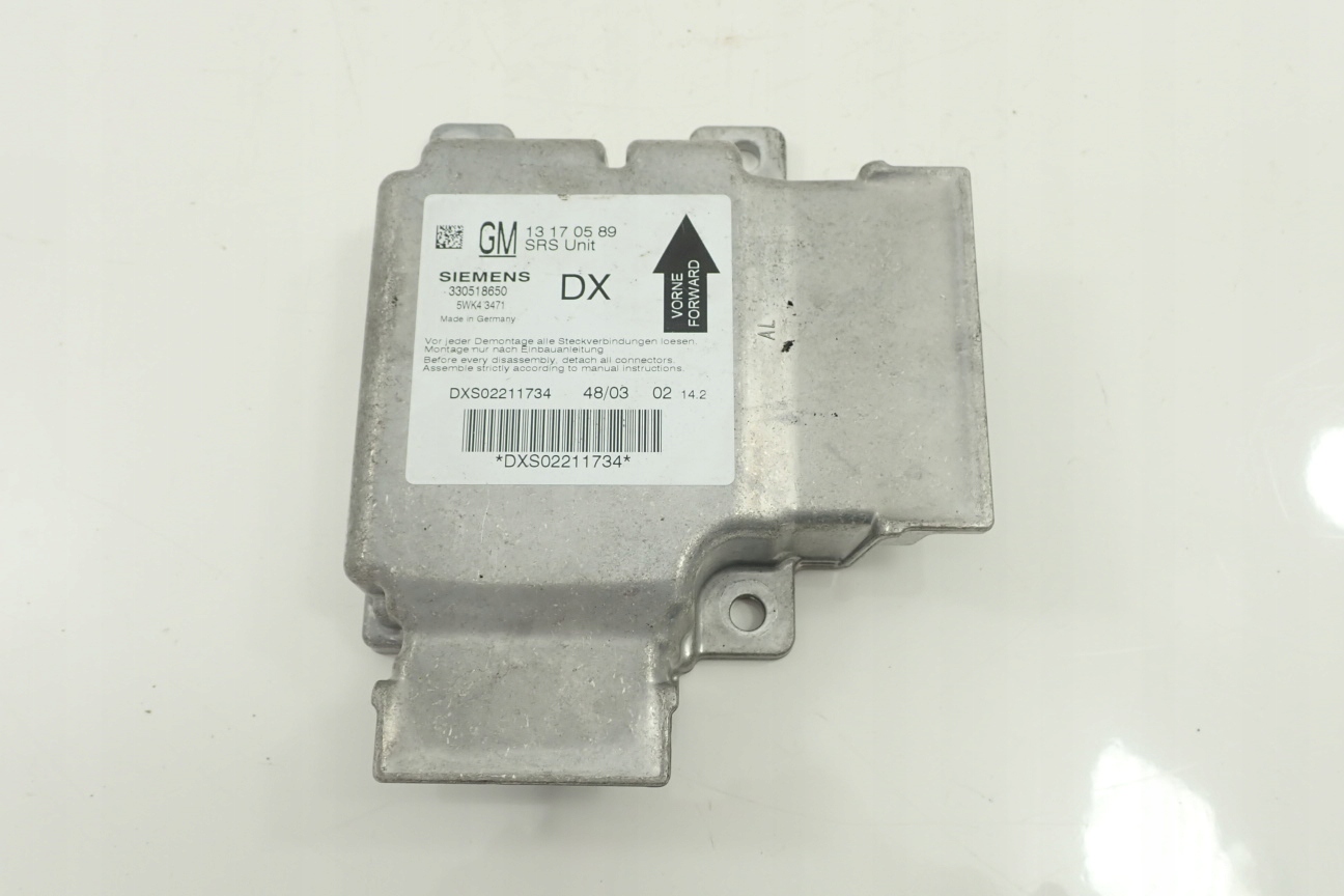 MODUŁ AIRBAG VECTRA C SIGNUM 3.0 CDTI V6 13170589