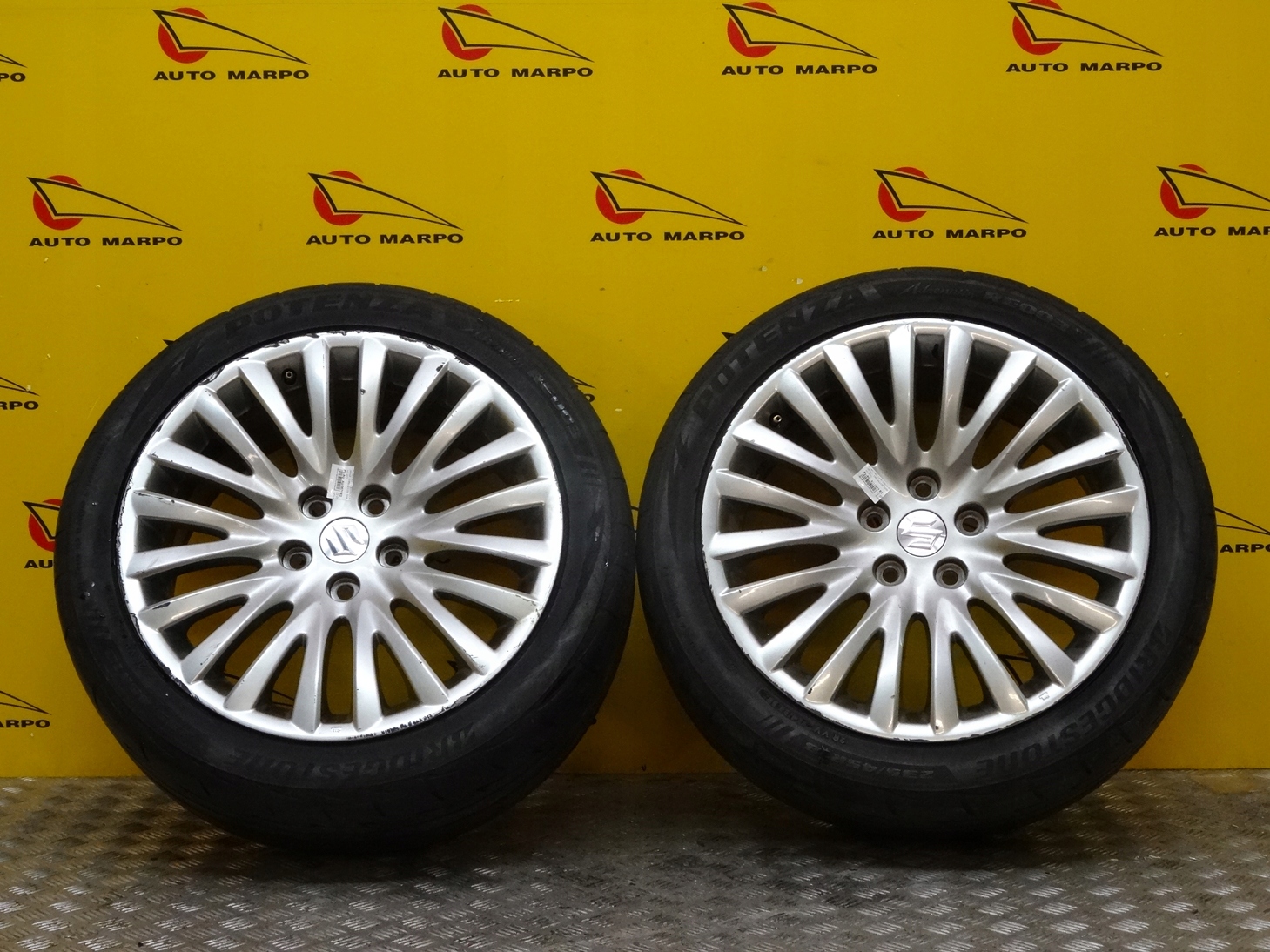 SUZUKI KIZASHI FELGI ALUMINIOWE KOŁA 18'' OPONY Marka opon Bridgestone