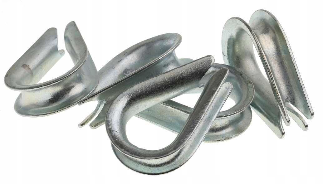 KAUSZA STALOWA DO LIN OCYNKOWANA 14 mm 5 sztuk