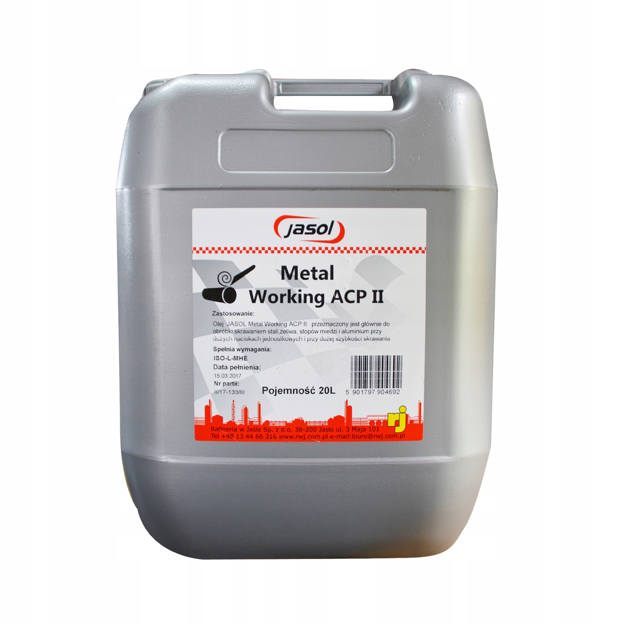 

Olej do Gwintowania Wiercenia Jasol ACP-2 20L