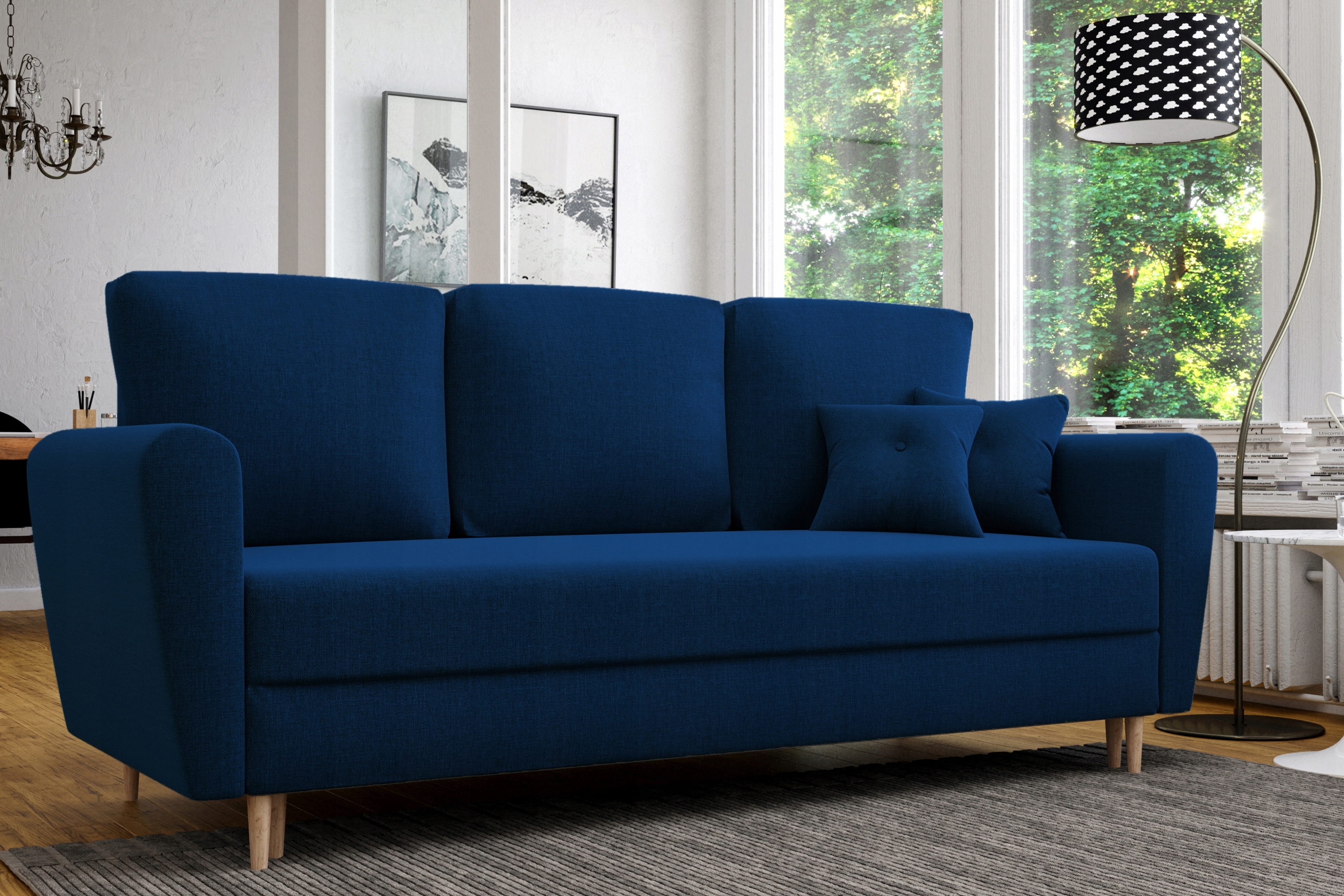 

Kanapa sofa Lagos rozkładana Sprężyny skandynawska