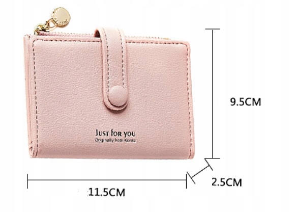 PORTFEL DAMSKI PORTMONETKA RÓŻ CZERWONY PORTWEL Rodzaj portfel