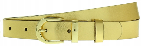 

Damski Pasek Złoty Klamra Skóra Skórzany Pl Prod.