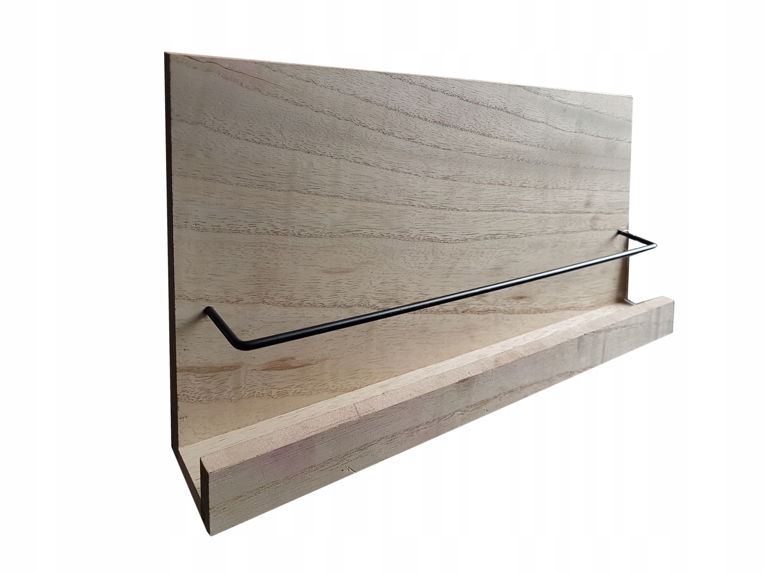 PÓŁKA WISZĄCA ŚCIENNA OZDOBNA INDUSTRIALNA METAL