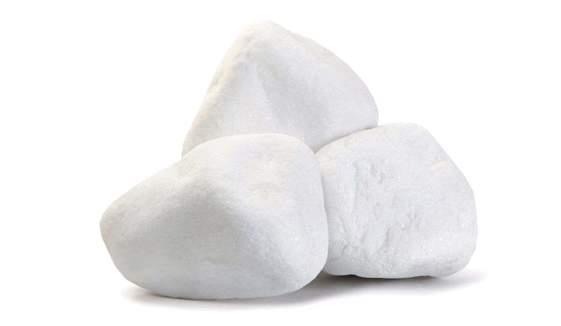 Snow-Biely kamenný kameň pre záhradu propagáciu!