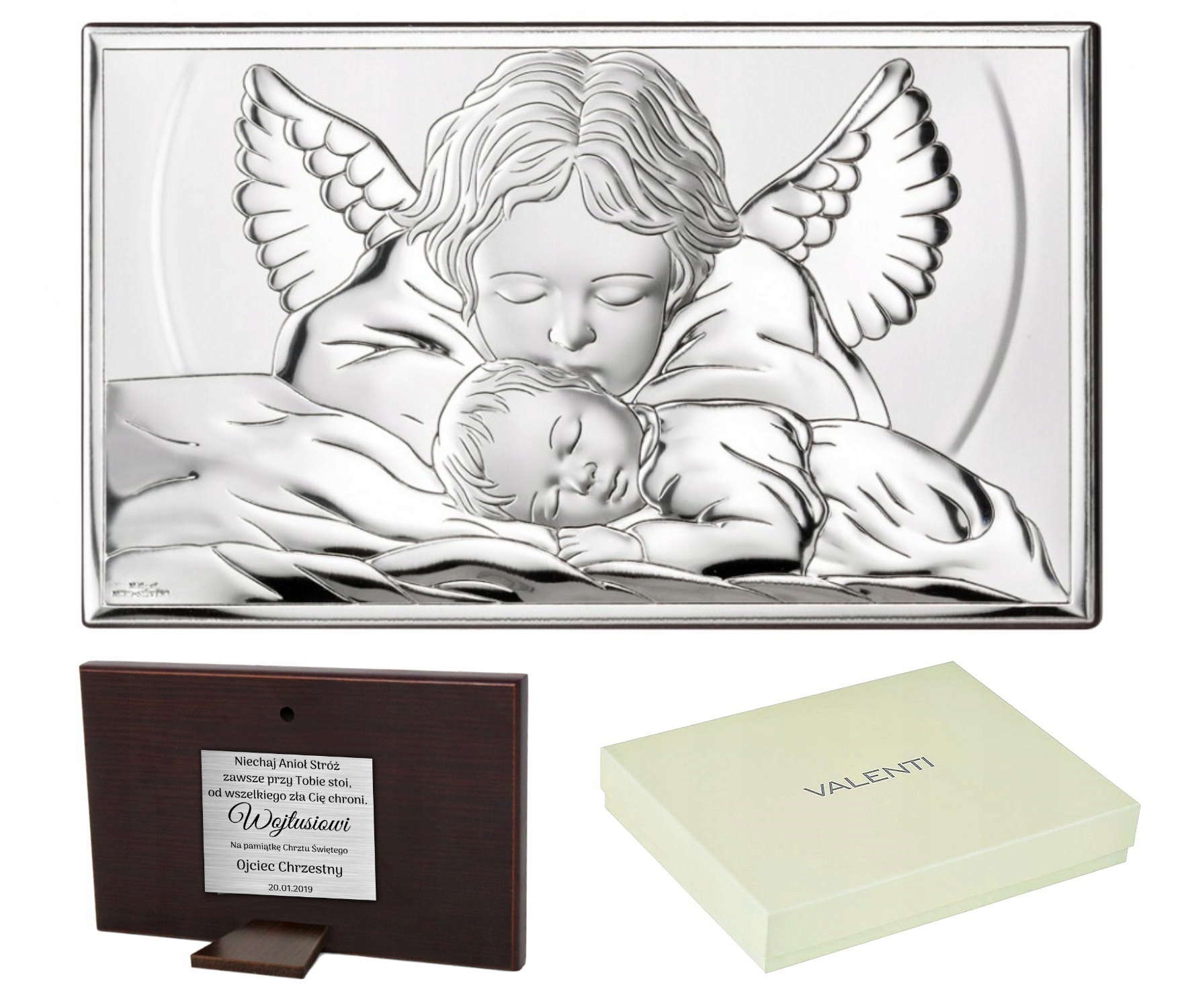 Obrázek Anděl Vzpomínka na křest 15x9