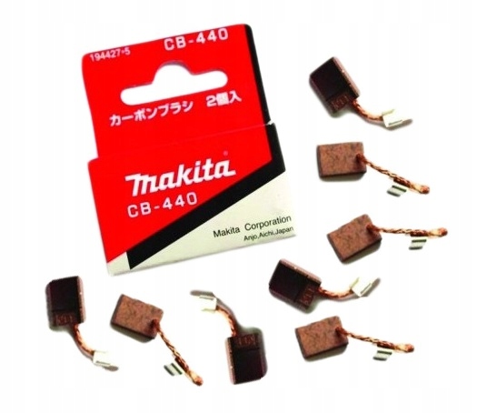 

Makita Oryginalne Szczotki Węglowe 10 kpl. CB440
