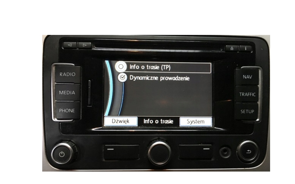 VOLKSWAGEN RNS 310 Polskie Menu Lektor Nawigacja Marka Volkswagen