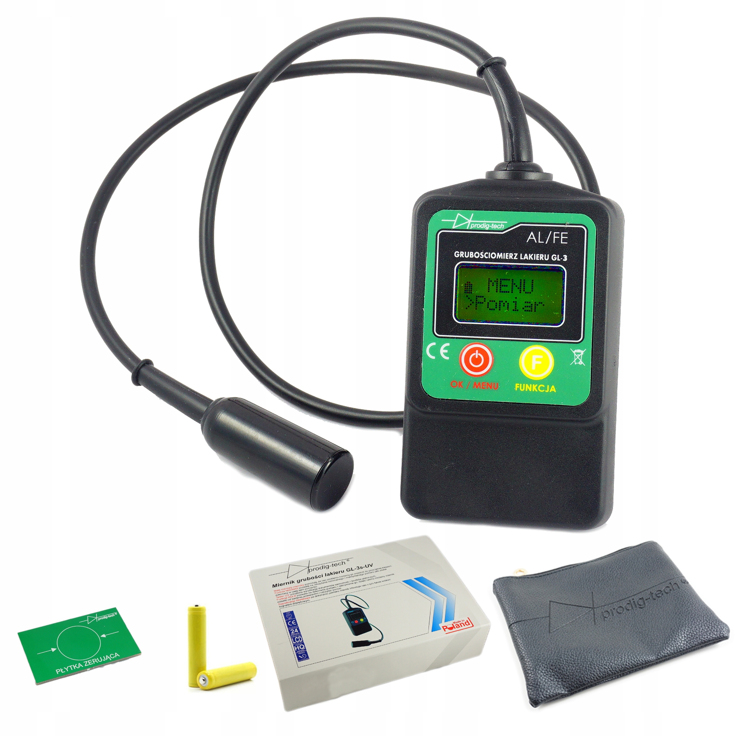 

Miernik Grubości Lakieru Tester ProdigTech GL-3sUV