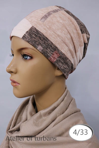 Turban SMURF [Turbany ZIMOWE Beanie Smerf] cz2 Kolor wielokolorowy