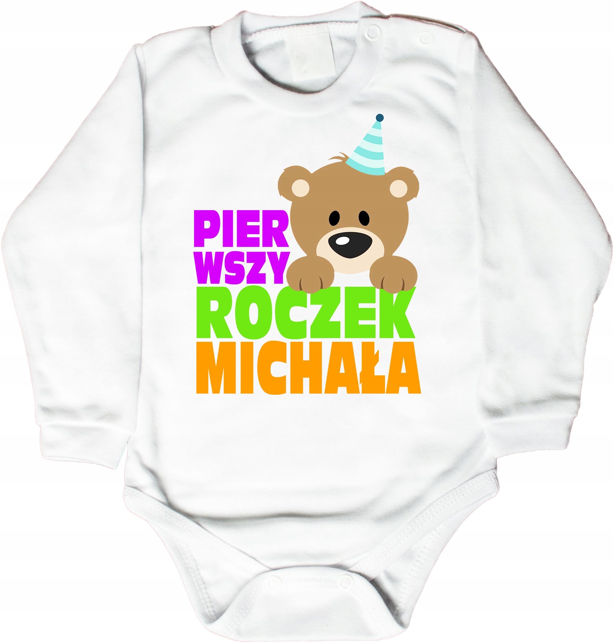 

Body na roczek z imieniem urodziny różne wzory 86