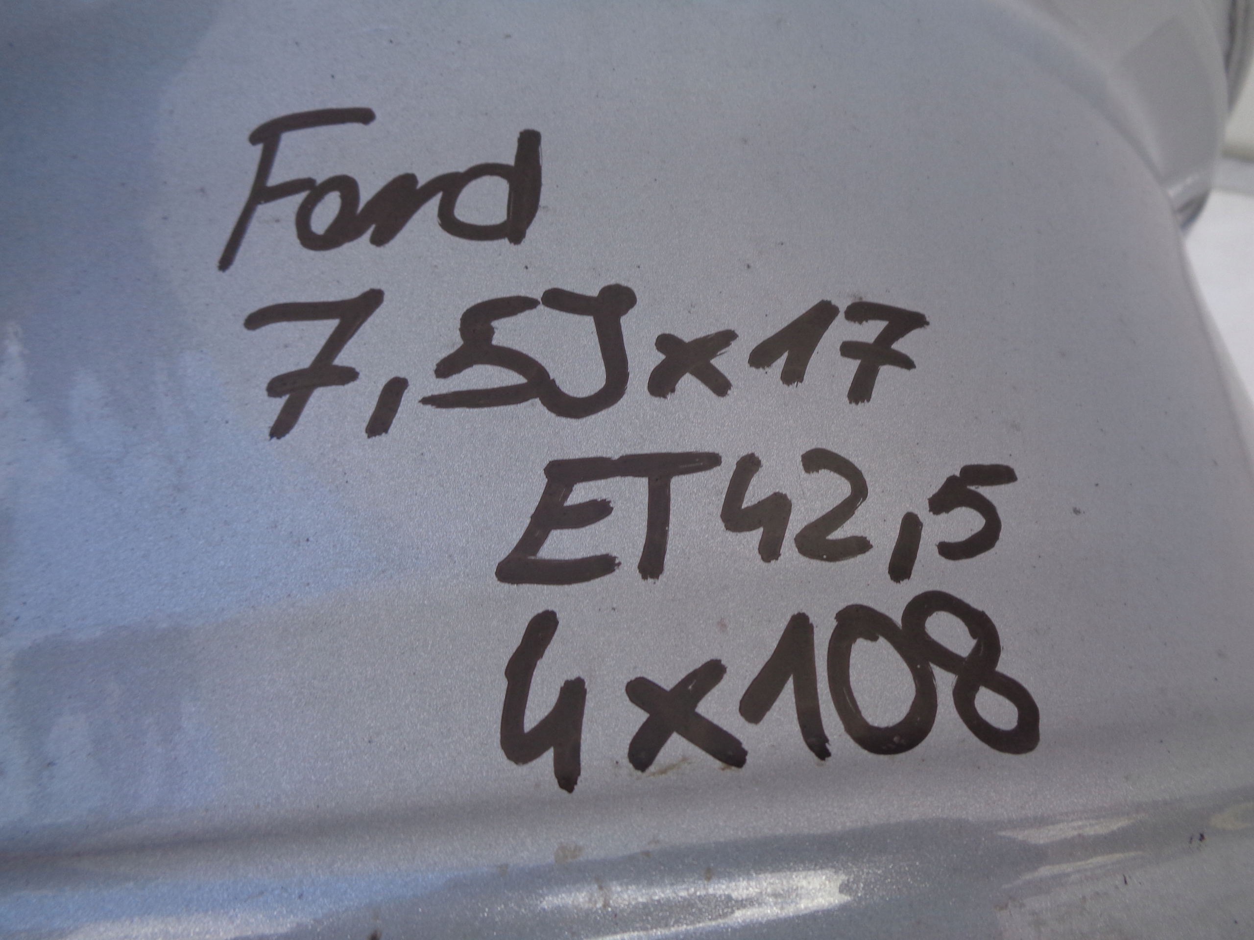 disk hliníkový FORD 7,5JX17 ET42,5 4X108