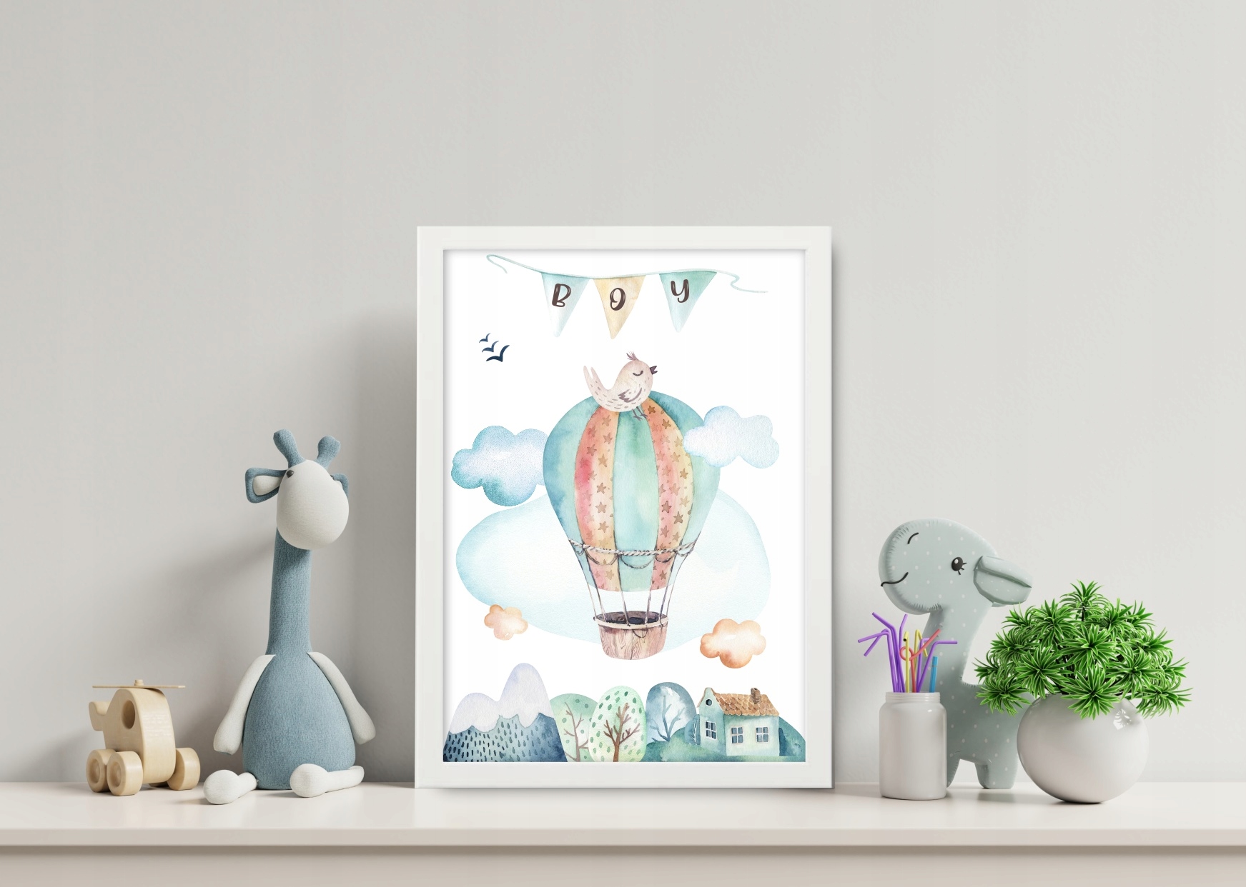 Zestaw 3 obrazki A4 plakaty, metryczka ramka ikea #31 Marka KMBpress