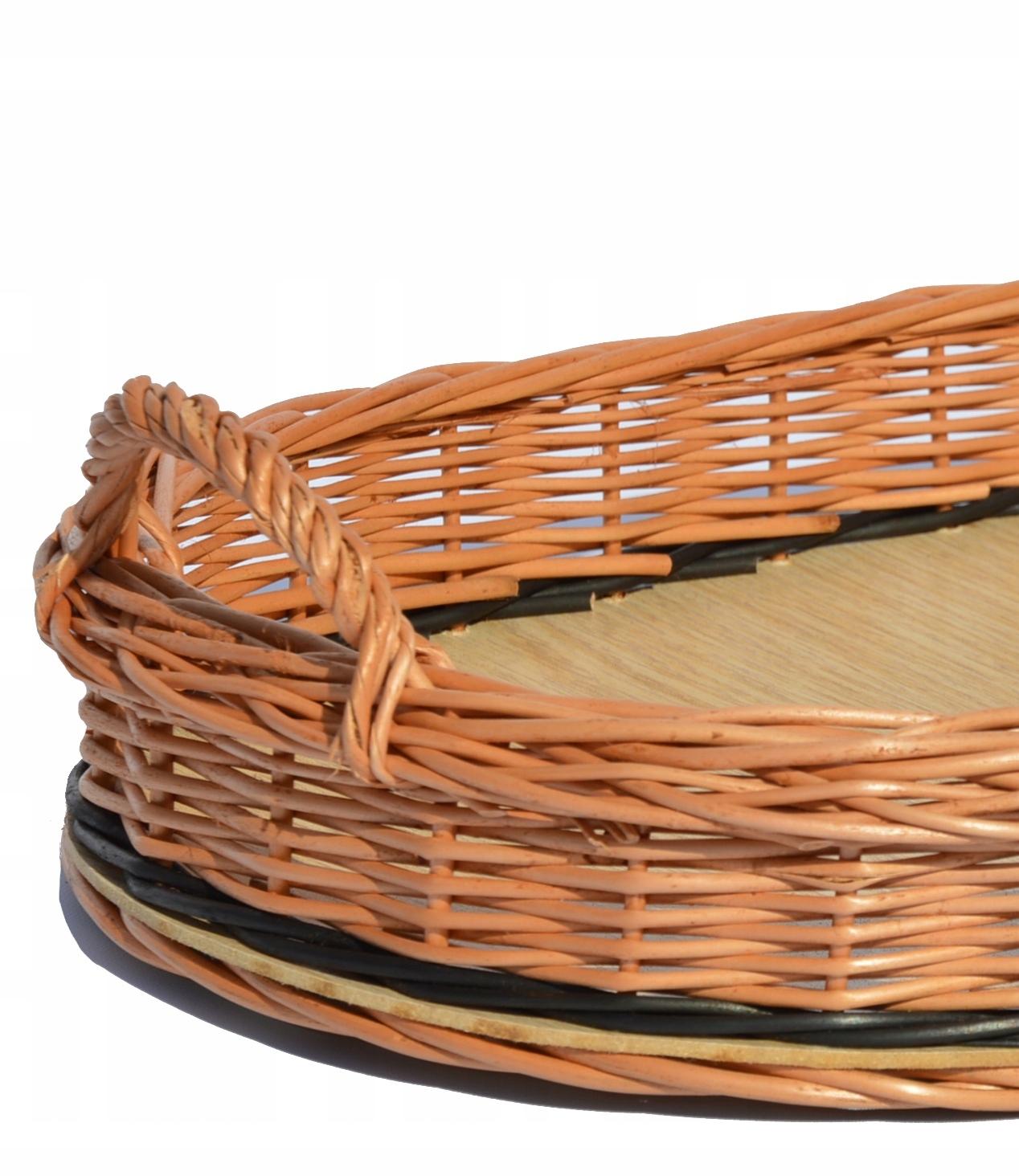 Tacka wiklinowa Kosz na naczynia Kuchnia 44cm XL Materiał inny