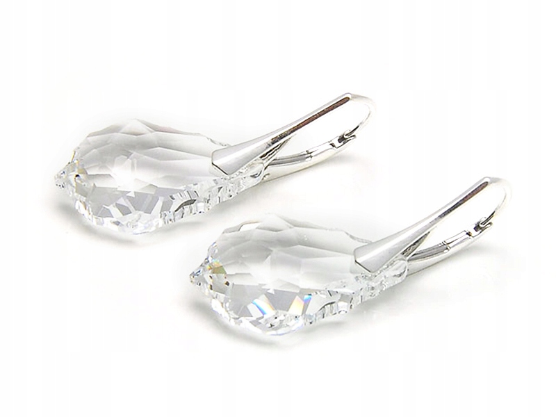 

Kolczyki Srebro 925 Swarovski Baroque Crystal Etui